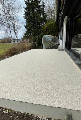 Steinteppich Terrasse